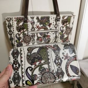Sakroots Matching Bag with Wallet.